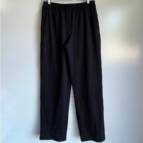 LULULEMON Luxtreme Mid Rise Straight Leg Black Trouser Pants Women's Medium ~EUC - Picture 5 of 16